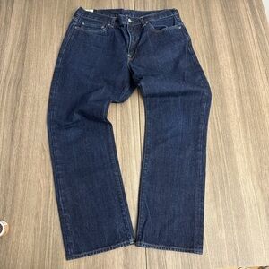 J.Crew Men’s 1040 Straight Leg Jeans Dark Wash W35 L30 EUC Style 1040
